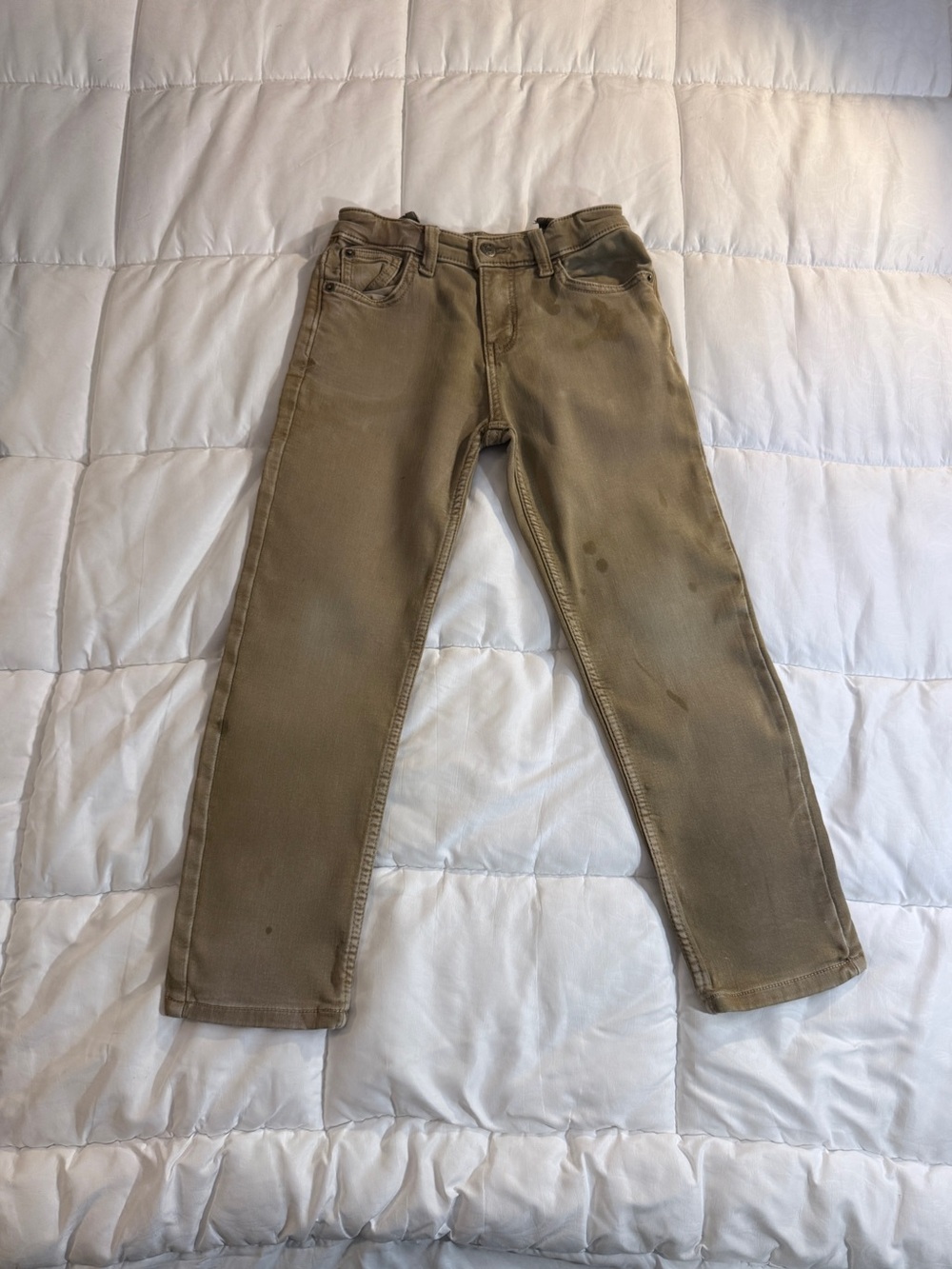 Cat & Jack Slim Straight Khaki Jeans